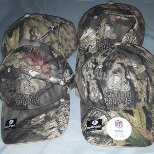 Cleveland Browns Mossy Oak Camo Embroidered NFL team apparel hat New w Tags